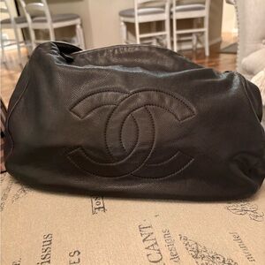 Chanel Brown Caviar Leather.